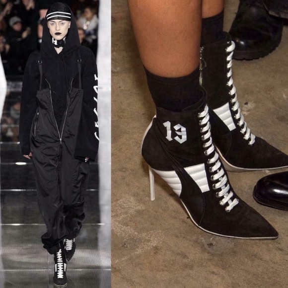 NEW RARE! PUMA Women's x Rihanna Sneaker Booties Heels sz 10 / 11 - Picture 8 of 16